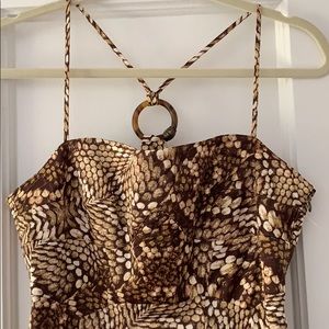 Just Cavalli- Python w Ring detail on back Sz10/44